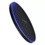 AXAGON WDC-P10T plonas belaidis greito įkrovimo kilimėlis, Qi 5/7.5/10W, micro USB