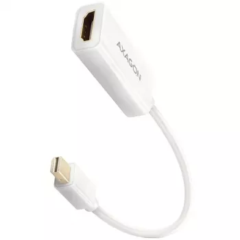 AXAGON RVDM-HI14NW - 0,15 m - Mini DisplayPort - HDMI - Kištukas - Lizdas - tiesus