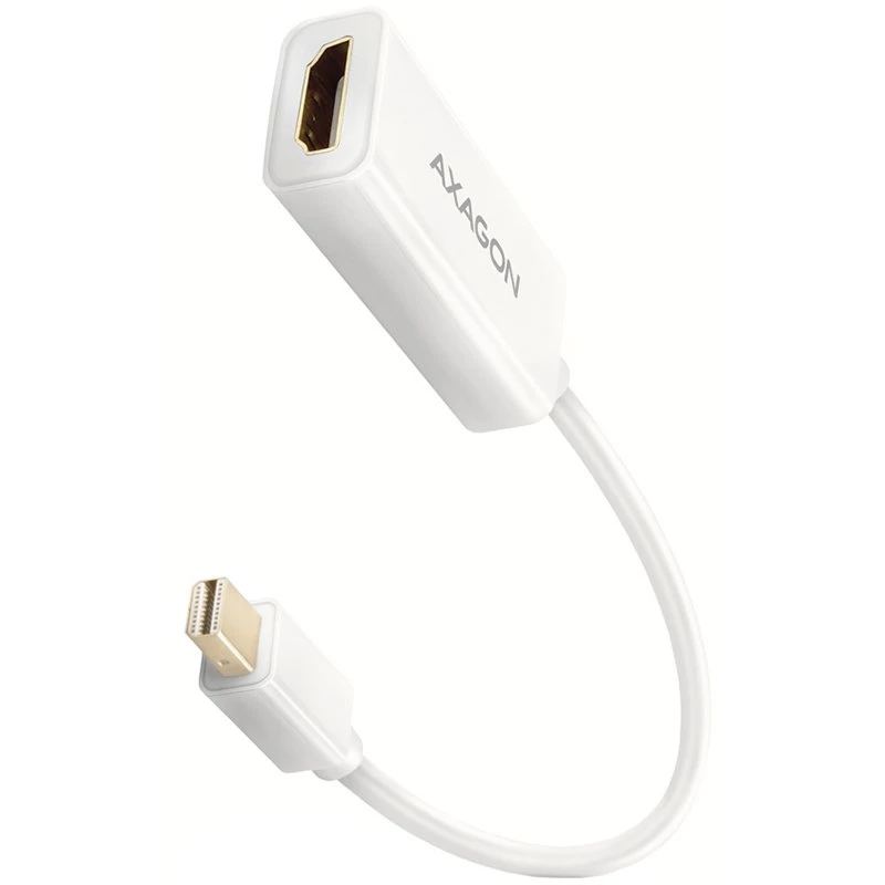 AXAGON RVDM-HI14NW - 0,15 m - Mini DisplayPort - HDMI - Kištukas - Lizdas - tiesus