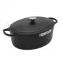 „Le Creuset Signature“ ovalus skrudintuvas 35 cm, juodas (21178350000430)