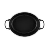 „Le Creuset Signature“ ovalus skrudintuvas 35 cm, juodas (21178350000430)