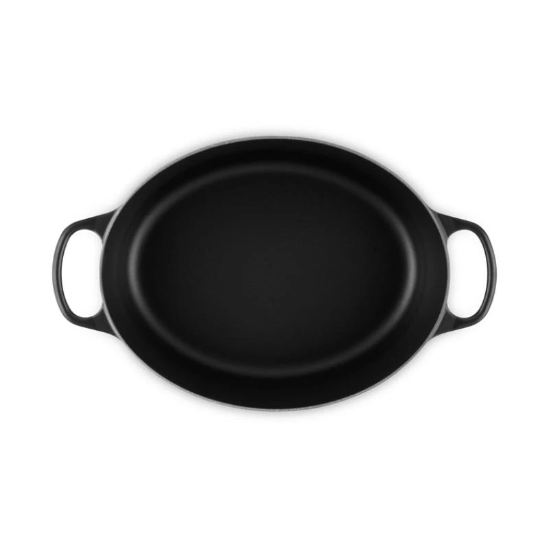 „Le Creuset Signature“ ovalus skrudintuvas 35 cm, juodas (21178350000430)