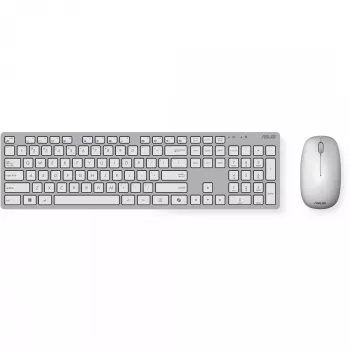 ASUS W5000 belaidžių klaviatūros ir pelės rinkinys, baltas