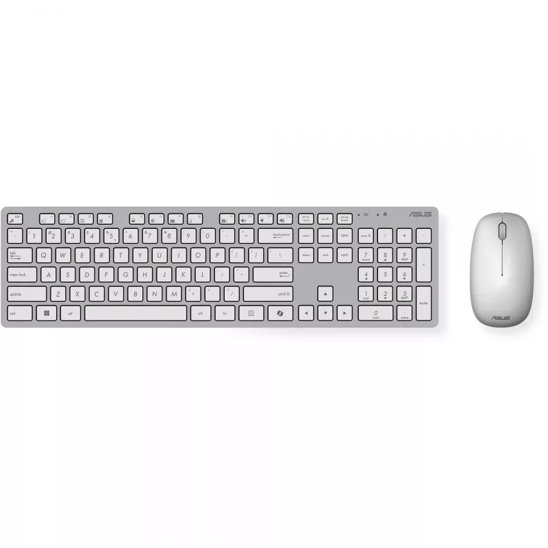 ASUS W5000 belaidžių klaviatūros ir pelės rinkinys, baltas