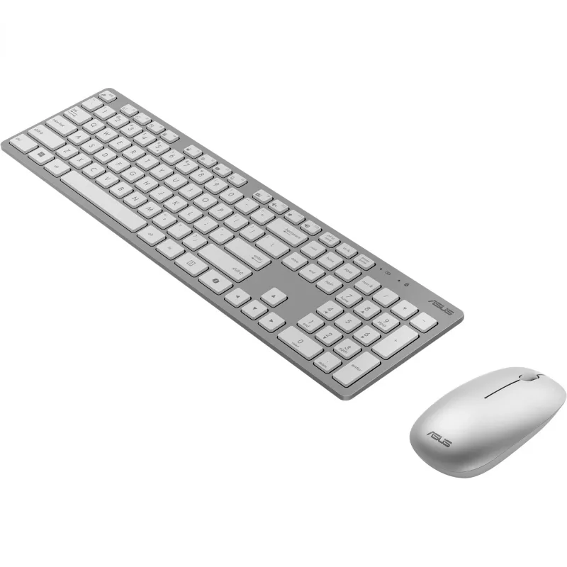 ASUS W5000 belaidžių klaviatūros ir pelės rinkinys, baltas