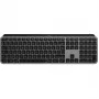 Logitech Master Series MX Keys S, skirta Mac kompiuteriams - pilno dydžio klaviatūra su apšvietimu - belaidė - Bluetooth LE - AZERTY - prancūziška - Space-Pilka (920-011625)