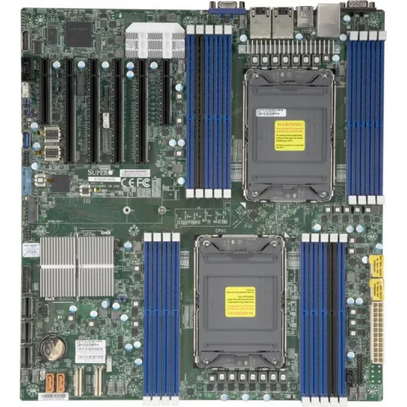 Supermicro MBD-X12DPI-N6-B pagrindinė plokštė Intel C621A LGA 4189 Extended ATX