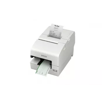 Epson TM-H6000VI, pjaustytuvas, USB, RS232, eternetas, OPOS, baltas daugiafunkcis spausdintuvas, tiesioginis terminis, taškinis spausdinimas, 7 taškai/mm (180 dpi), laikmenos plotis (maks.): 80 mm, ritinio skersmuo