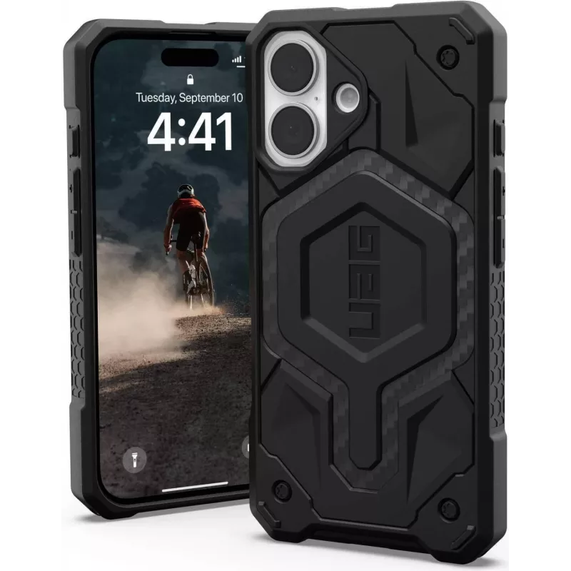 UAG Urban Armor Gear Monarch dėklas | Apple iPhone 16 | anglies pluoštas | 114462114242 (114462114242)