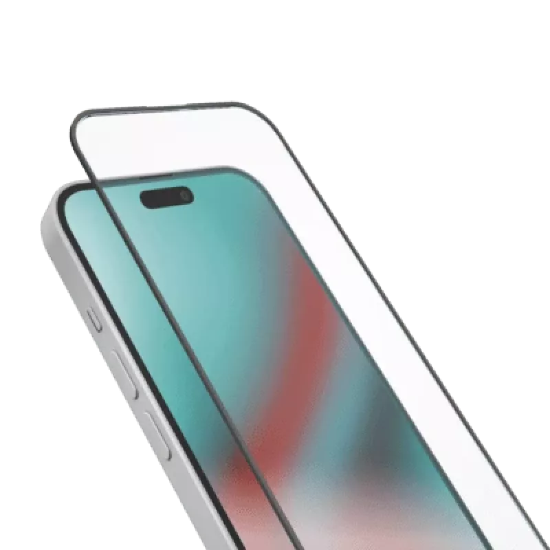 SBS stiklinis ekrano apsauginis stiklas Full Cover, skirtas iPhone 15/16 (TESCRFCIP1661)