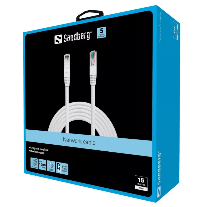 SANDBERG tinklo kabelis - RJ-45 (M) į RJ-45 (M)