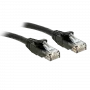 Lindy - tinklo kabelis - RJ-45 (V) į RJ-45 (V) - 30 cm - UTP - CAT 6 - lietas, neužkliūvantis, vytos gyslos - juodas (48075)