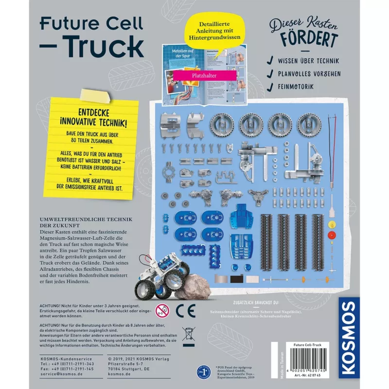 Future Cell-Truck, eksperimentų rinkinys