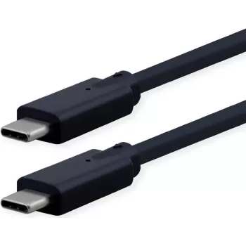 ROLINE - USB laidas - 24 kontaktų USB-C (kištukas) į 24 kontaktų USB-C (kištukas) - USB 3.2 - 48 V - 5 A - 1,5 m - USB maitinimo šaltinis (240 W) - Juodas (11.02.9077)