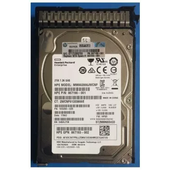 Hpe SPS-DRV HDD 2TB 12G 7.2K Sff Sas SC (867204-001)