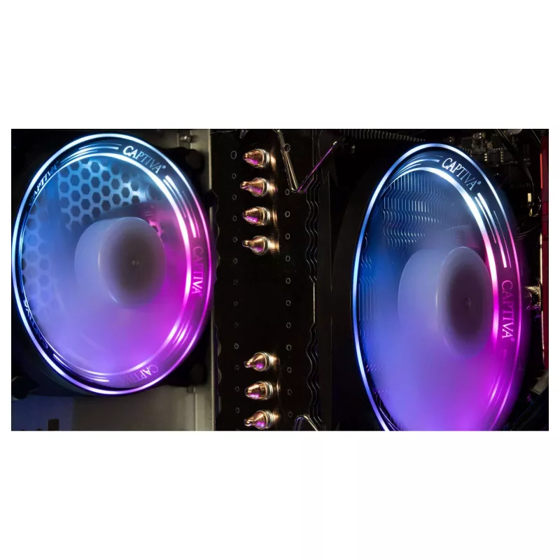 Captiva Advanced Gaming PC R92-707 AMD Ryzen 5 5500, 16GB RAM, 500GB SSD, GeForce RTX 5060 (8GB GDDR7), be OS
