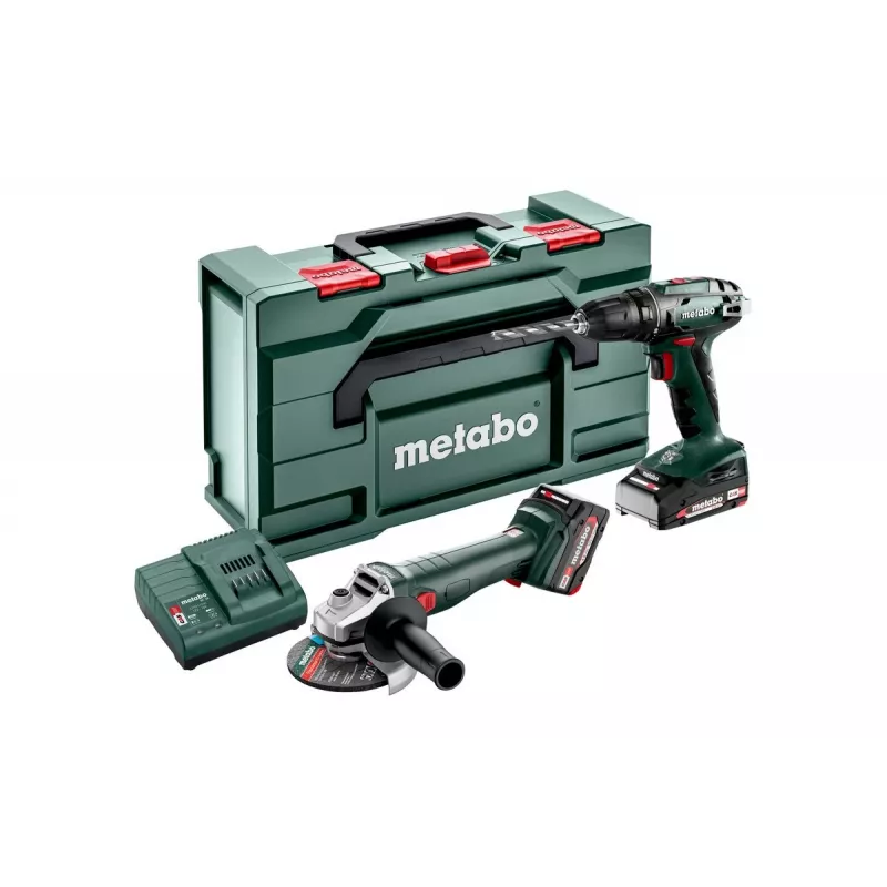 Metabo SET 2.4.3 18 V 1600 RPM juoda, žalia, raudona