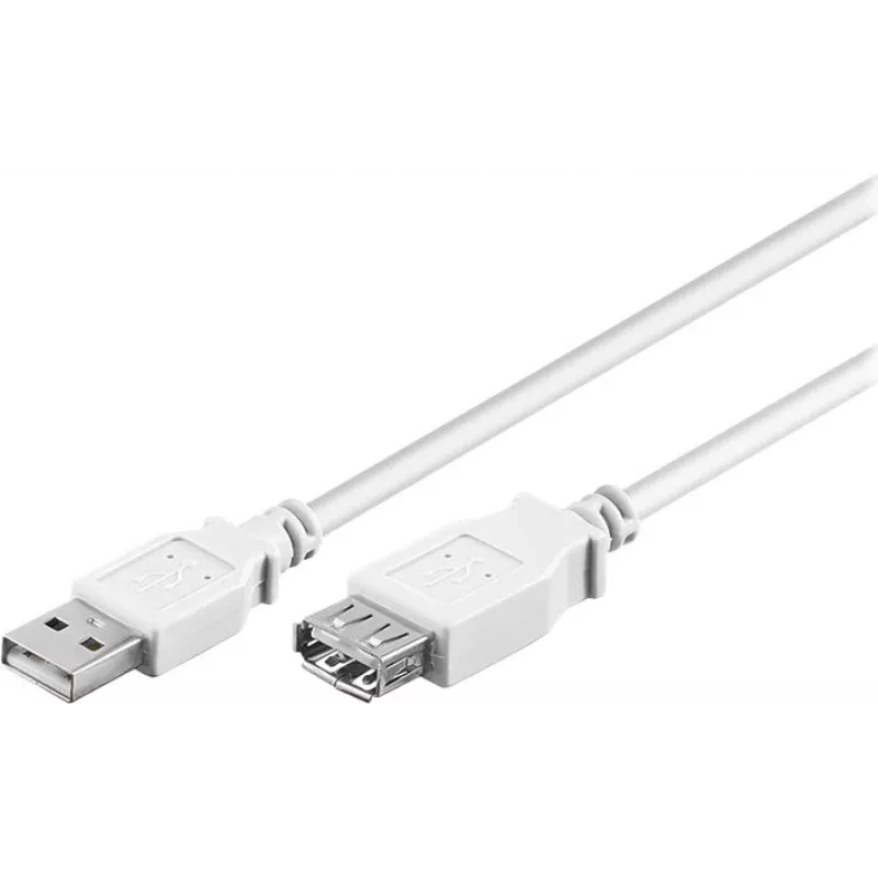 Wentronic 96199 USB laidas, baltas