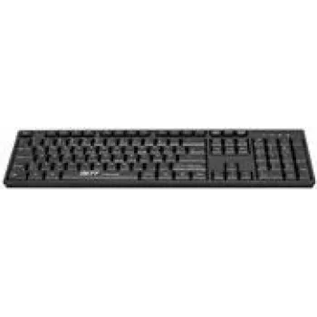 GCQ CleanType Easy Basic - klaviatūra - plastikinė, skirta medicinos aplinkai - plaunama - USB - QWERTY - JAV - juoda