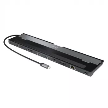 j5create JCD542-N USB-C® Dual HDMI™ prijungimo stotelė - USB 3.2 Gen 1 (3.1 Gen 1) Type-C - 3,5 mm - HDMI - RJ-45 - USB 3.2 Gen 1 (3.1 Gen 1) Type-A - USB 3.2 Gen 1 (3.1 Gen 1) Type-C