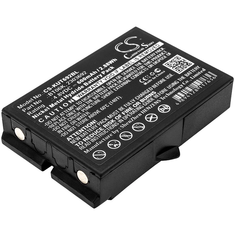 Baterija, skirta Danfos/ Ikusi BT06K 4.8V 600mAh NIMH