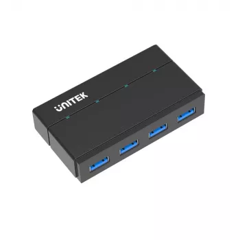 UNITEK Y-HB03001 sąsajos šakotuvas USB 3.2 Gen 1 (3.1 Gen 1) Type-B 5000 Mbit/s Juoda