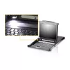 ATEN CL5708MW 43 cm pločio LCD KVM jungiklis, USB-PS/2, VGA, 8 prievadų, JK išdėstymas
