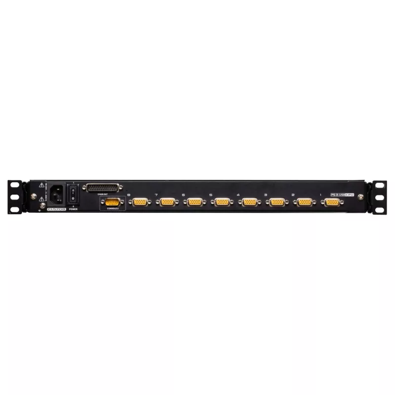 ATEN CL5708MW 43 cm pločio LCD KVM jungiklis, USB-PS/2, VGA, 8 prievadų, JK išdėstymas