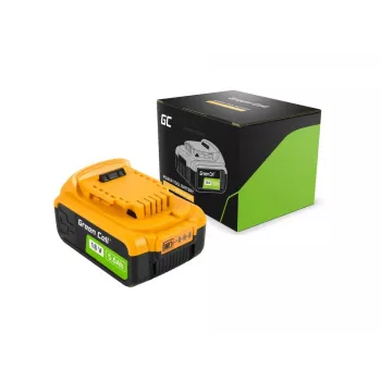 Green Cell baterija, skirta DeWalt XR 18V 5Ah elektrinio įrankio akumuliatoriui DCB184