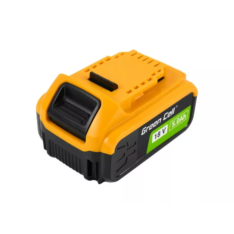 Green Cell baterija, skirta DeWalt XR 18V 5Ah elektrinio įrankio akumuliatoriui DCB184