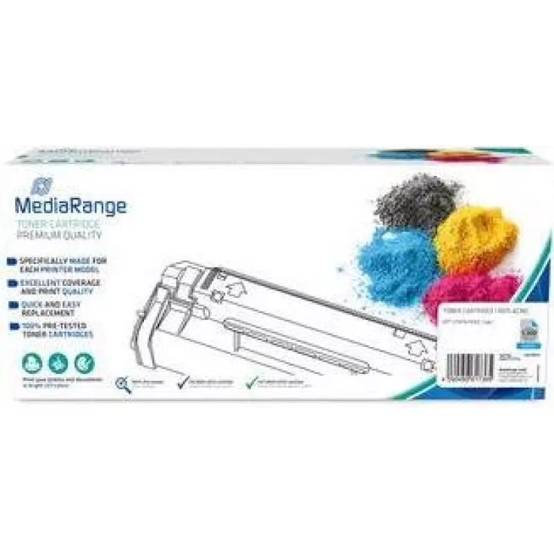 Mediarange MRHPTCF411X spausdintuvo eksploatacinė medžiaga žalsvai mėlyna