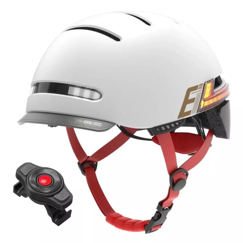 Bluetooth City Helmet 57-61cm JBL/LED/SOS/PTT pilkas