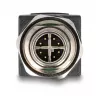 Delock M12 adapteris X koduotas 8 kontaktų kištukas į RJ45 lizdą tiesus