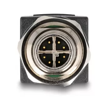 Delock M12 adapteris X koduotas 8 kontaktų kištukas į RJ45 lizdą tiesus