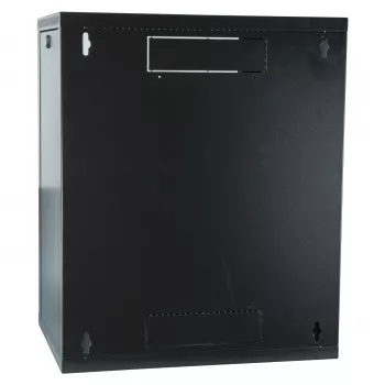 EFB 19 WandEnclosure 15HE, fest, 1-piece, RAL9005, Depth 450 mm