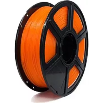 PLA 1 kg permatomos oranžinės spalvos Flashforge 3D gija 1,75 mm (PTO1)