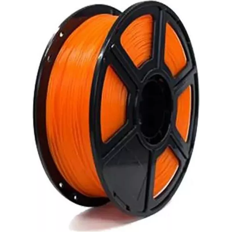 PLA 1 kg permatomos oranžinės spalvos Flashforge 3D gija 1,75 mm (PTO1)