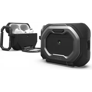 UAG Urban Armor Gear Monarch dėklas | Apple AirPods Pro 3 | juoda/sidabrinė | 104131114034 (104131114034)