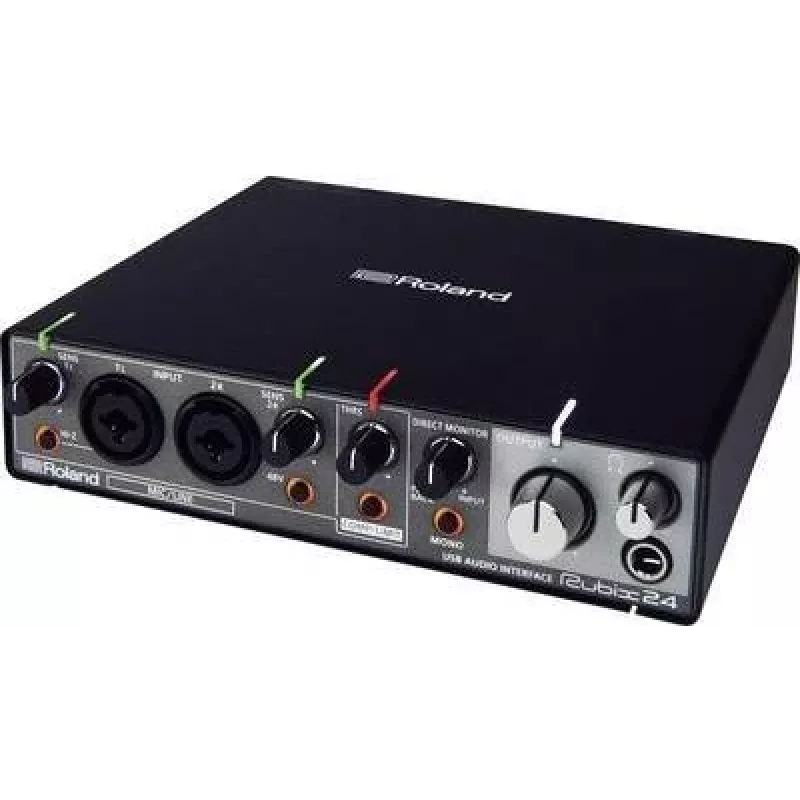 Roland Rubix24 - garso sąsaja - 24 bitų - 192 kHz - 94 dB S/N - stereofoninė - USB2.0 (417441A99)