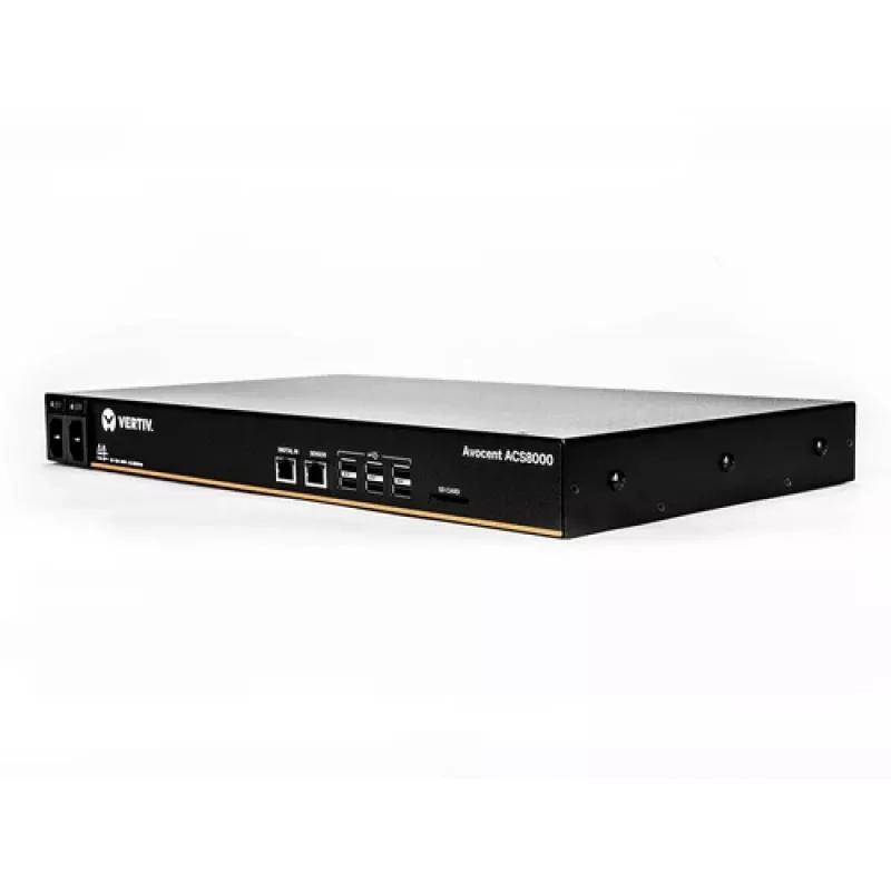 48-PORT ACS8000 Console System W Dual AC Powers Analog Modem