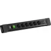BACHMANN CONNECTUS 6xCEE7/3 1x jungiklis, 1xUSB C/C 65W L=2,0m CEE7/7 juoda (BM0022777)