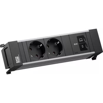 BACHMANN POWER FRAME 2xCEE7/3, 1xUSB C/C 65W L=0,2m (BM0022846)