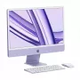 iMac Z1E7 59,62 cm 23,5 colio standartinis stiklas M4 8C CPU/8C GPU/16C N.E. 16GB 256GB SSD be Ethernet MM MaKey DE Violetinė