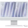 iMac Z1E2 59,62 cm 23.5 colių standartinis stiklas M4 8C CPU/8C GPU/16C N.E. 16 GB 256 GB SSD Gbit Eth MM MaKey DE sidabrinis