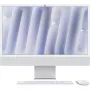 iMac Z1E2 59,62 cm 23.5 colių standartinis stiklas M4 8C CPU/8C GPU/16C N.E. 16 GB 256 GB SSD Gbit Eth MM MaKey DE sidabrinis