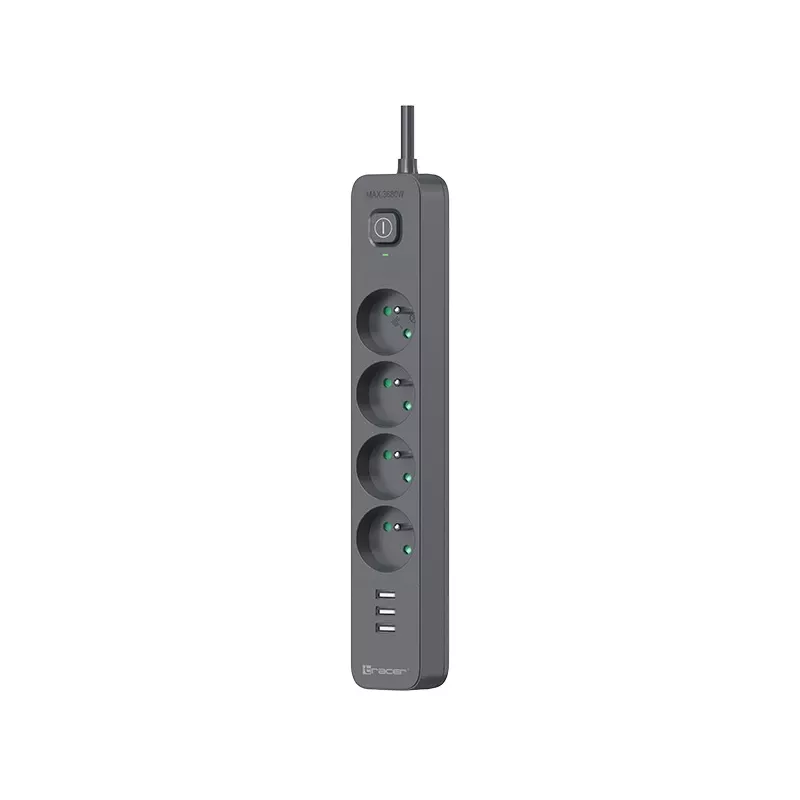 Tracer 47685 Power Line+ 5m (4 lizdai + 3x USB A)