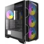 ANTEC AX-1000 ARGB Gaming E-ATX, ATX, Micro-ATX, ITX Mid Tower PC korpusas, juodas (0-761345-10240-7)