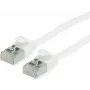 ROLINE Green - Patch-Cable - RJ-45 (M) to RJ-45 (M) - 30 cm - U/FTP - CAT 6a - Halogen-Free, Moulded, Snagless, Stranded - White (21.44.1699)