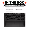 HP OMEN Spacer Wireless TKL klaviatūra, pilno dydžio (100%), belaidė, RF belaidė, mechaninė, juoda