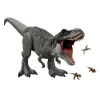 Jurassic World Rebirth Super Colossal Tyrannosaurus Rex veiksmo figūrėlė, T-Rex dinozaurų filmo žaislas